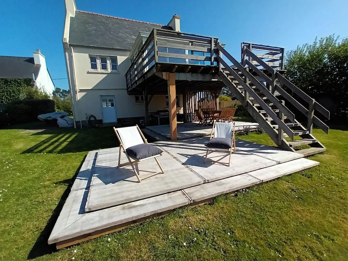 Дом отдыха Maison De Vacances Vue Mer Et Campagne Плугану Франция